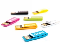 Memoria USB plastica en forma de Clip