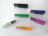 Memoria USB plastica en forma de Clip