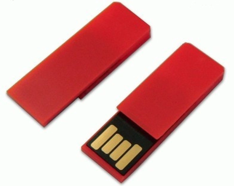 Memoria USB plastica en forma de Clip