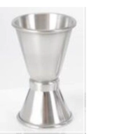 Copita Jigger 2 lados, metalica, para servir licores, con capacidad 30 y 60 ml, en acero inox