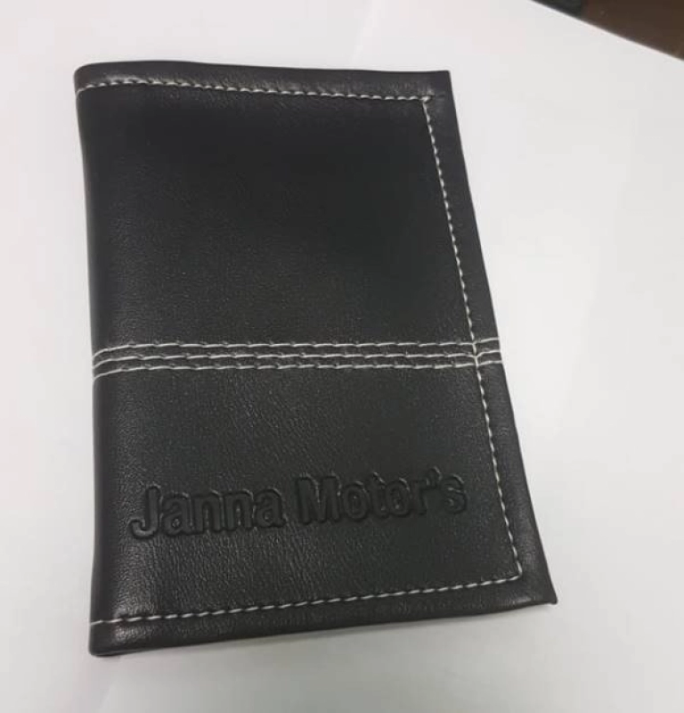 Portadocumentos Falcons, en imitacion cuero,  9.5 x 14 cmts