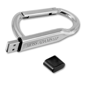Memoria USB metalica en forma de Clip