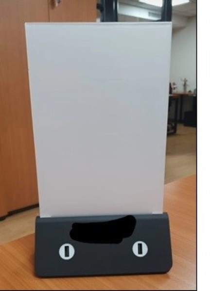 Porta Menú Power Bank, capacidad 10.000 mAh