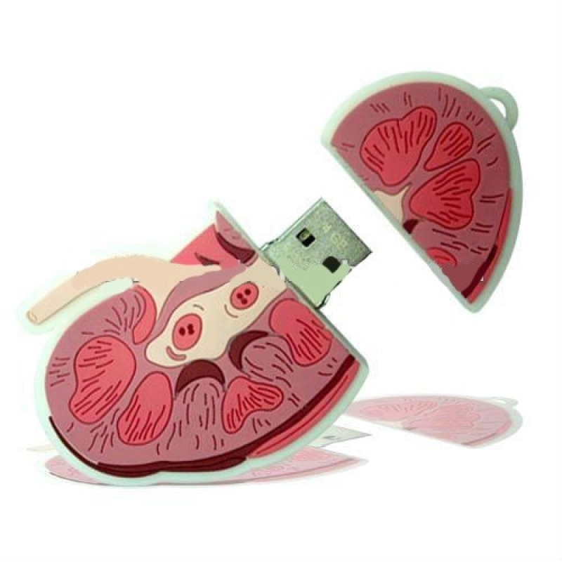 Memoria USB en PVC 2D diseño Riñon