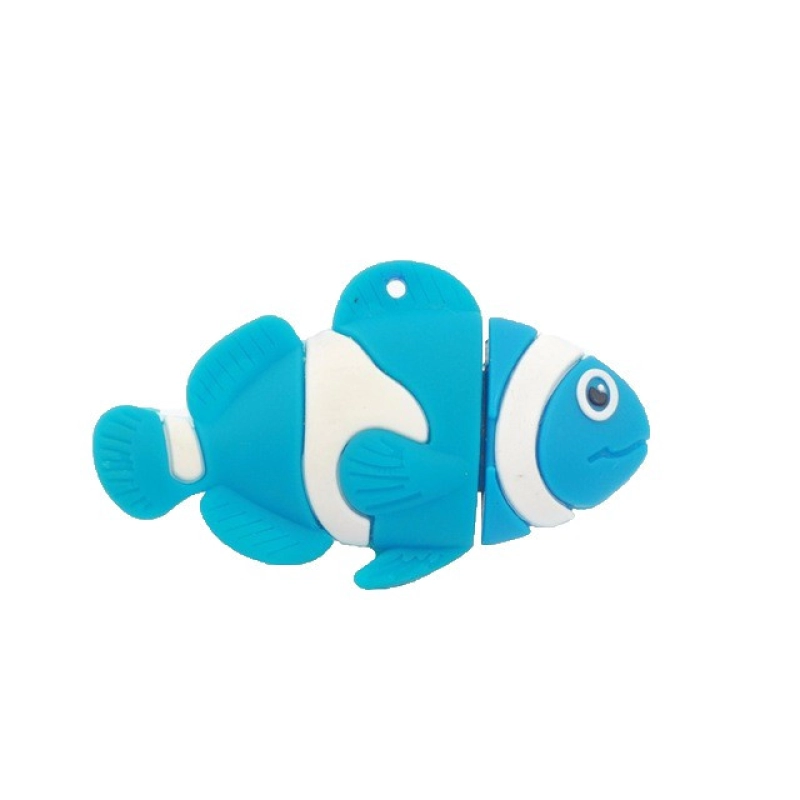 Memoria USB en PVC 2D diseño Pescado