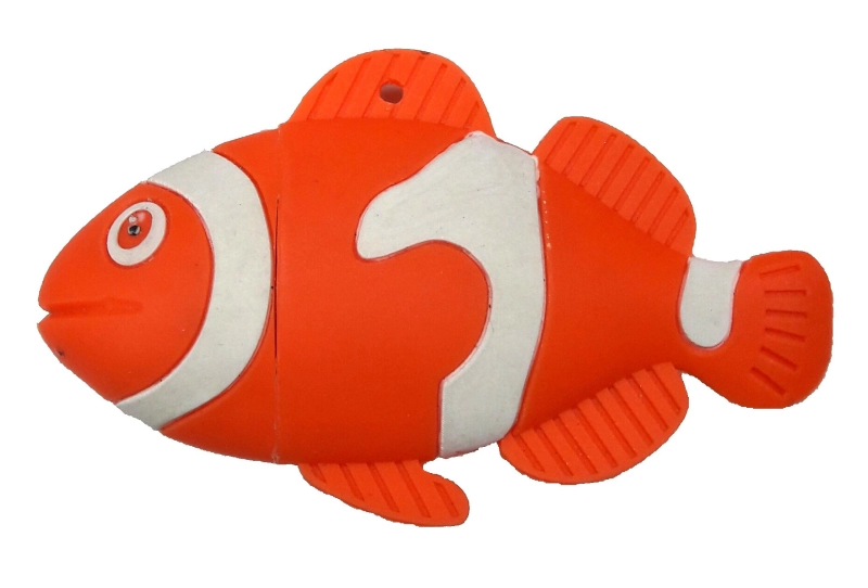 Memoria USB en PVC 2D diseño Pescado