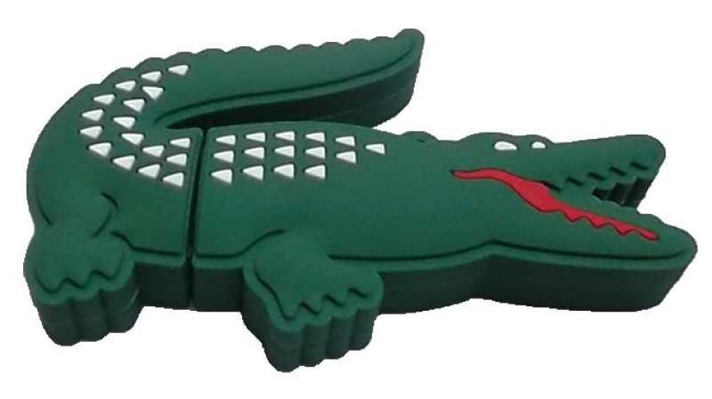 Memoria USB en PVC 2D diseño Cocodrilo