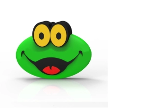 Memoria USB en PVC 2D diseño Rana