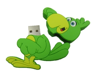 Memoria USB en PVC 2D diseño Lorito