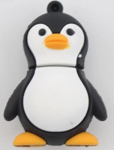 Memoria USB en PVC 3D diseño Pinguino