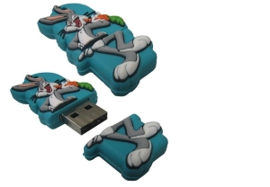 Memoria USB en PVC 2D diseño Bugs Bunny