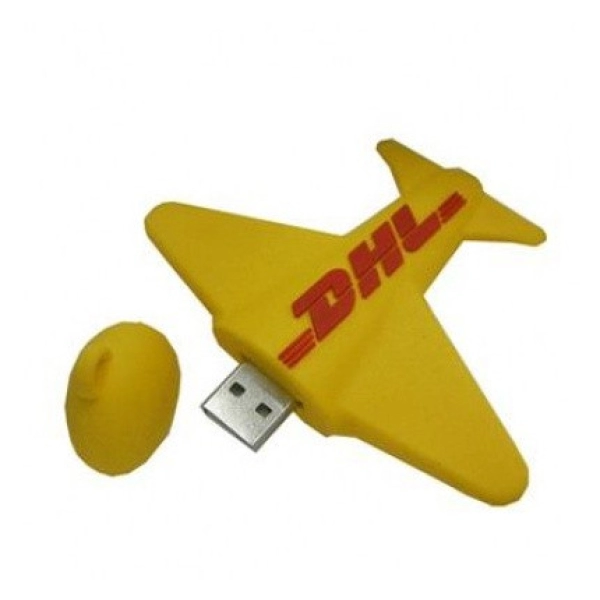 Memoria USB en PVC 3D diseño Avion de DHL