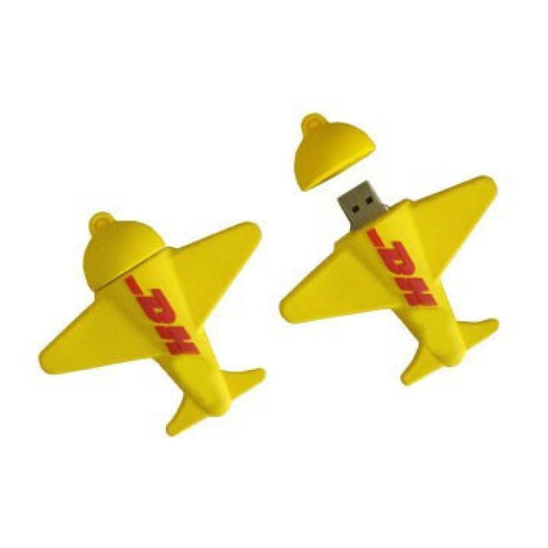 Memoria USB en PVC 3D diseño Avion de DHL