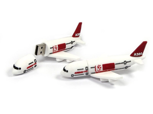 Memoria USB en PVC 3D diseño Avion