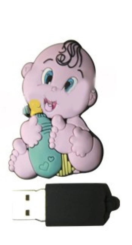 Memoria USB en PVC 2D diseño Bebe