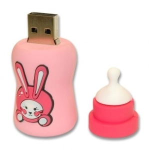 Memoria USB en PVC 3D diseño Tetero de Bebe