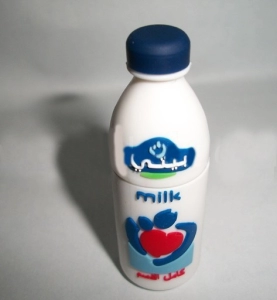 Memoria USB en PVC 3D diseño Botella de Leche