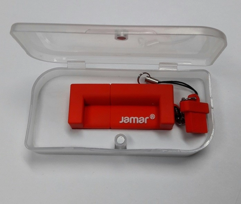 Caja Plastica con espuma troquelada para USB