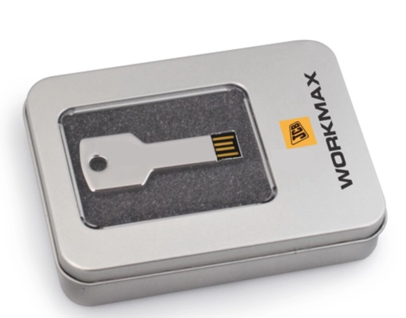 Caja Rectangular de Aluminio con Ventana para empaque de USB