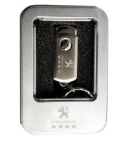 Caja Rectangular de Aluminio con Ventana para empaque de USB