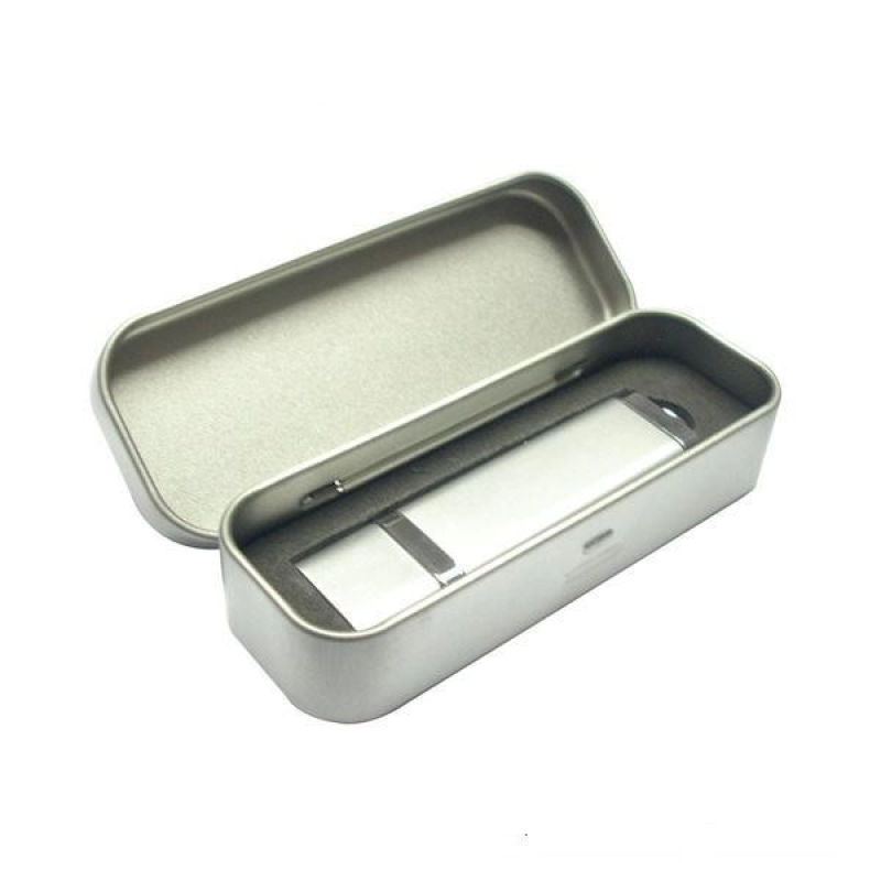 Caja Metalica Rectangular con Tapa