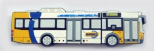 Memoria USB en PVC 2D diseño Bus