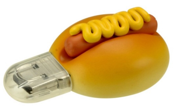 Memoria USB en PVC 3D diseño Perro Caliente