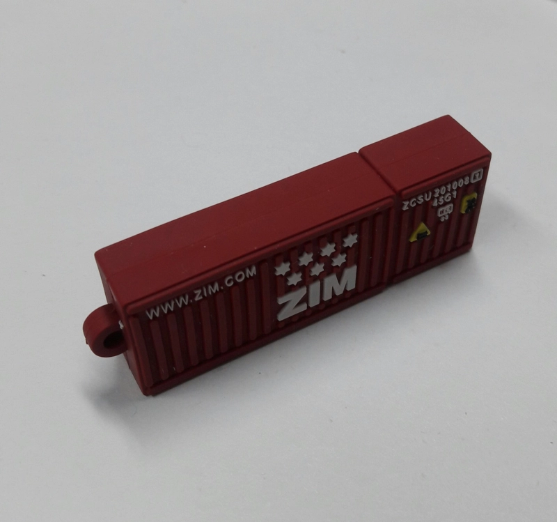 Memoria USB en PVC 2D diseño Contenedor