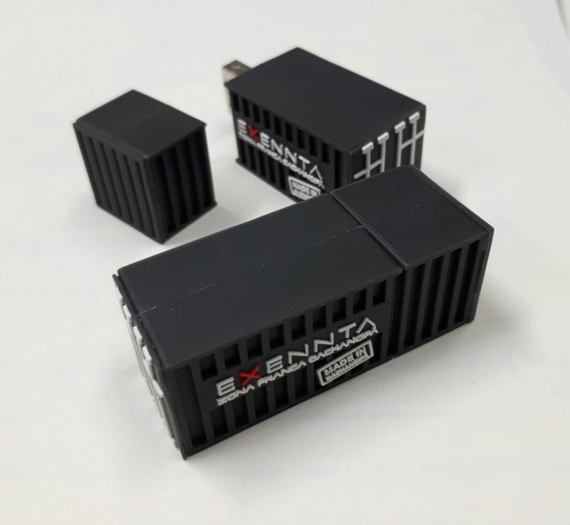 Memoria USB en PVC 3D diseño Contenedor