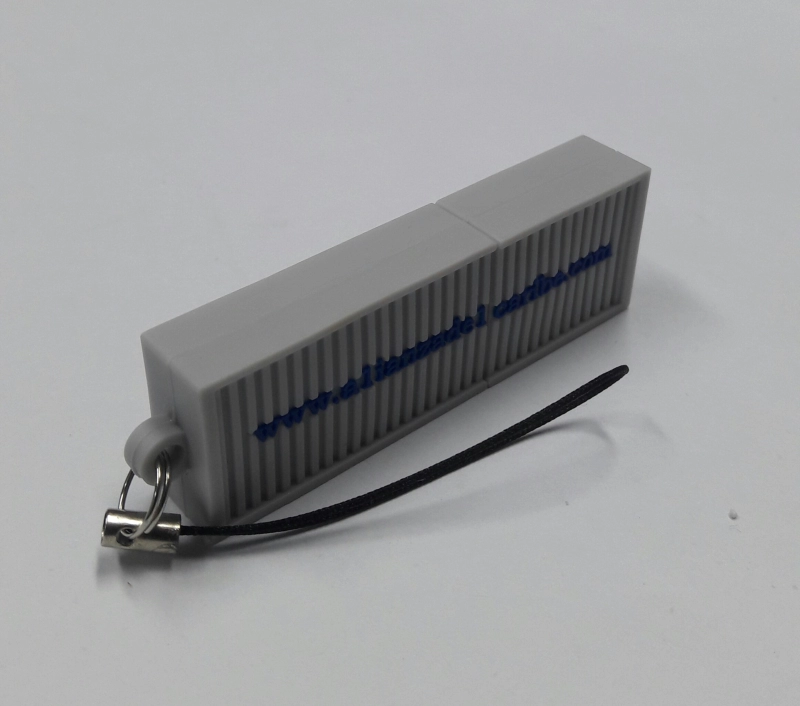 Memoria USB en PVC 2D diseño Contenedor
