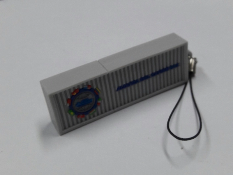 Memoria USB en PVC 2D diseño Contenedor