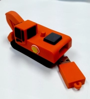 Memoria USB en PVC 3D diseño Grúa
