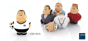 Memoria USB en PVC 3D diseño Figura Humana