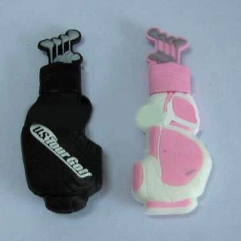 Memoria USB en PVC 2D diseño Saco de Golf
