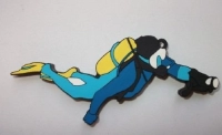Memoria USB en PVC 2D diseño Buzo