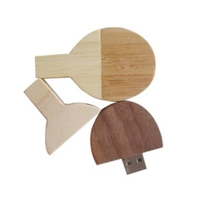Memoria USB en madera diseño Raqueta de Ping Pong