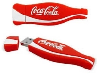 Memoria USB en PVC 2D diseño Botella de Cocacola