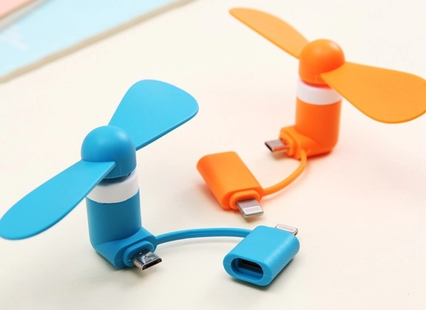 Ventiladores USB en silicona