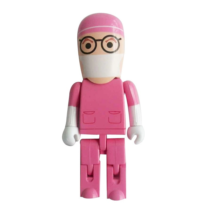 Memoria USB plastica diseño Doctor o Enfermera