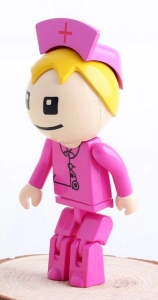 Memoria USB plastica diseño enfermera