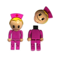 Memoria USB plastica diseño enfermera