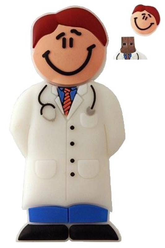 Memoria USB en PVC 2D diseño Doctor