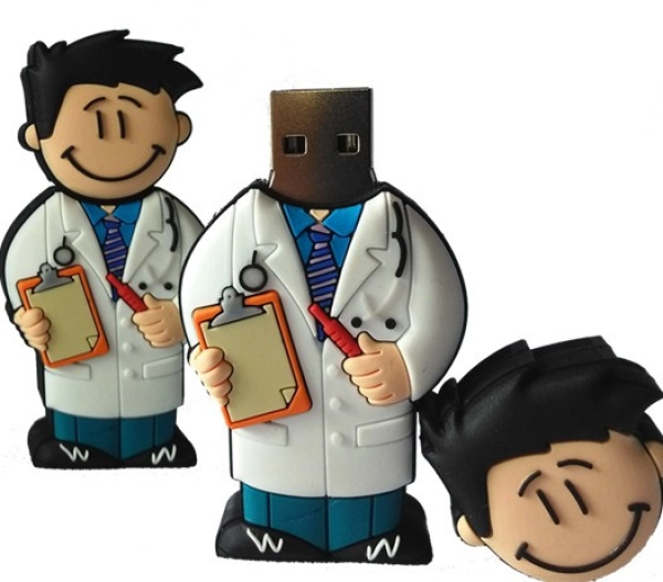 Memoria USB en PVC 2D diseño Doctor
