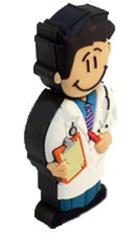 Memoria USB en PVC 2D diseño Doctor