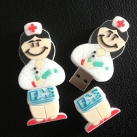Memoria USB en PVC 2D diseño Enfermera