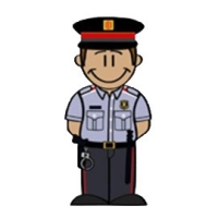Memoria USB en PVC 2D diseño Policia