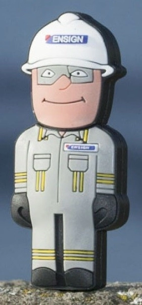 Memoria USB en PVC 2D diseño Tecnico