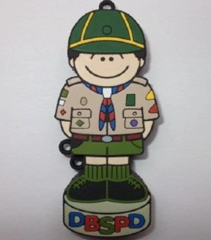 Memoria USB en PVC 2D diseño Boy Scout