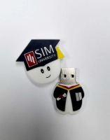 Memoria USB en PVC 2D diseño Graduando