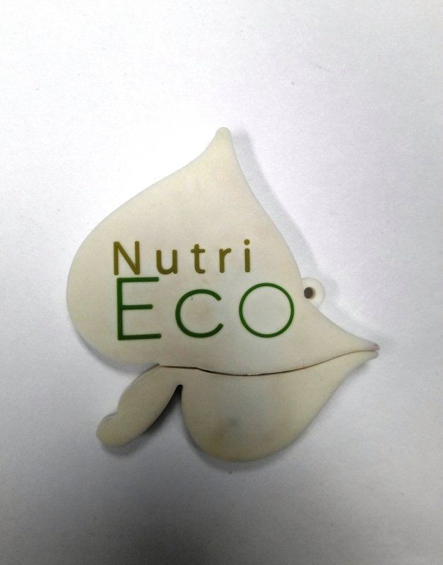 Memoria USB en PVC 2D diseño hoja